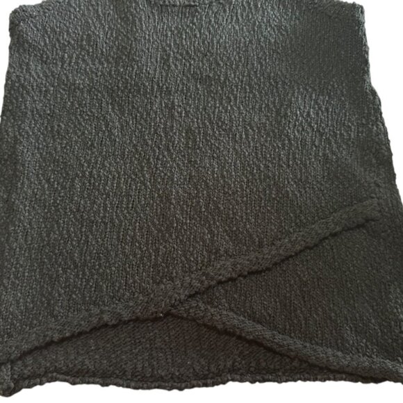 Ann Taylor LOFT Knit Sweater Tank Top Sleeveless Black V-Neck Size XS​​​ - Picture 3 of 8